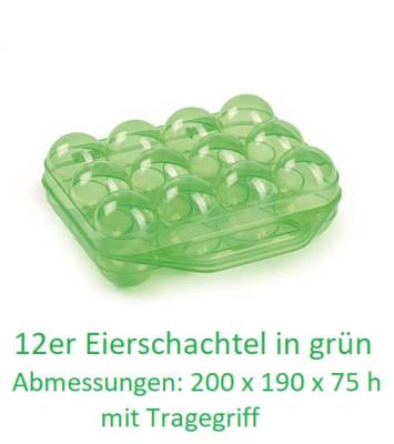 12er Eierhorde in grün