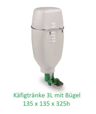 Käfigtränken - Trinkerbehälter fürTiere 3000ml