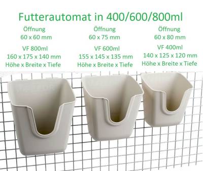 Geflügelfutterautomat - Futtersilo 2.5kg