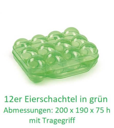 12er Eierhorde in grün