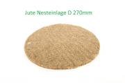 Nesteinlage für Tauben aus Jute